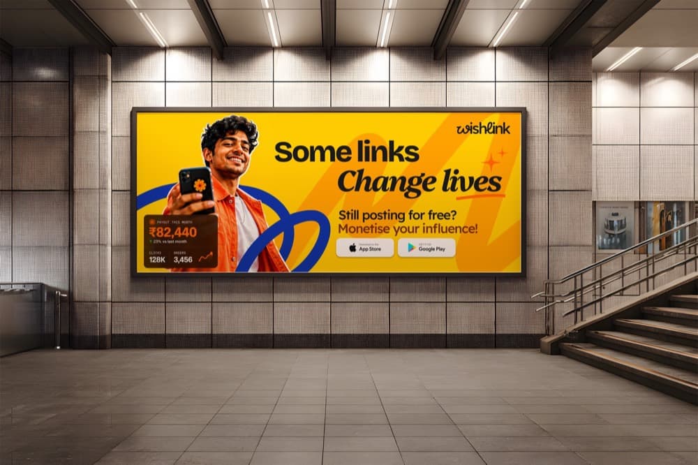 Underground billboard